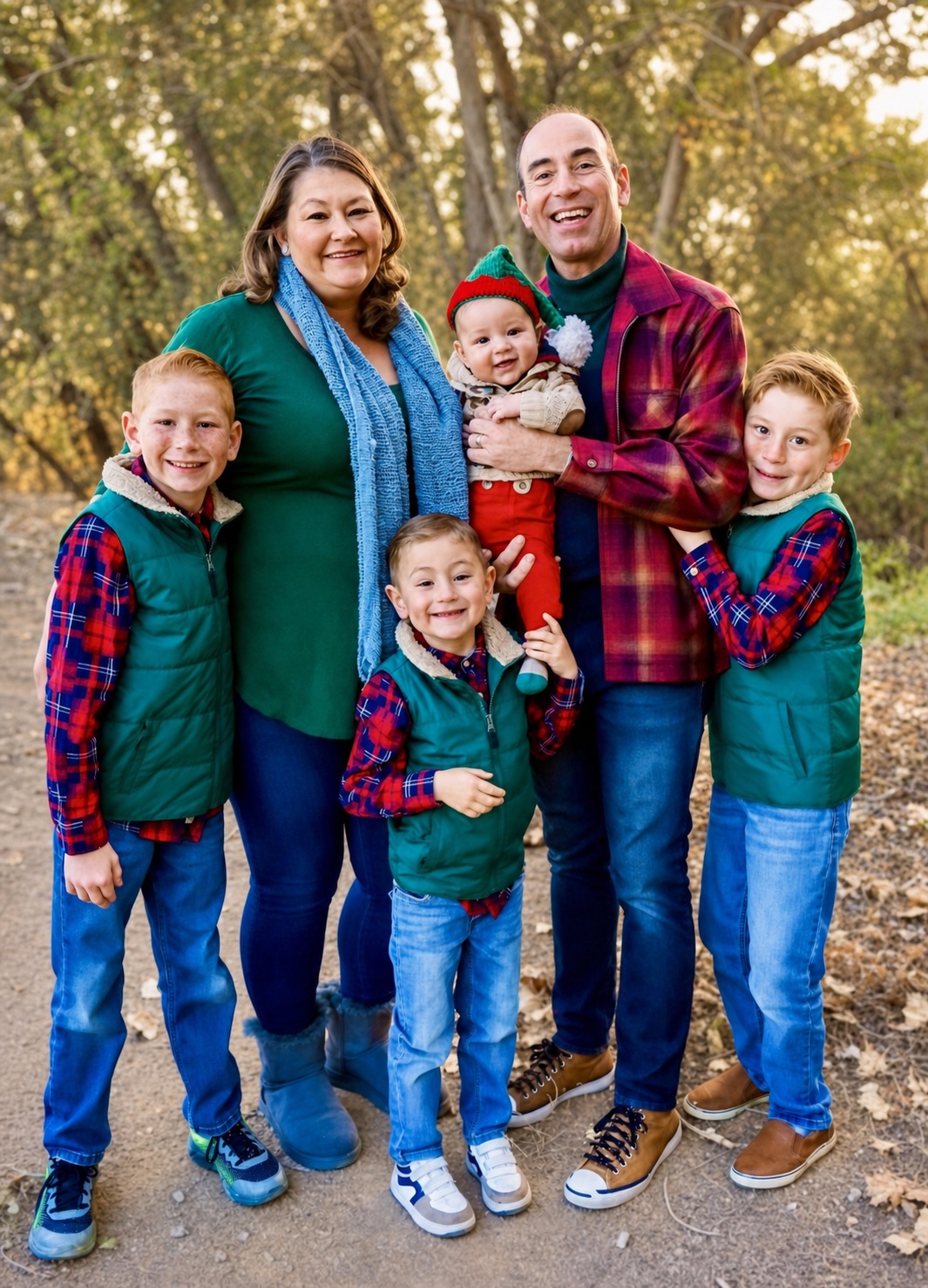 Pastor Brian Barlow with his family